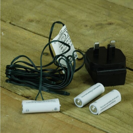 3 x AA Money Saving Battery Replacement Plug In Adapter