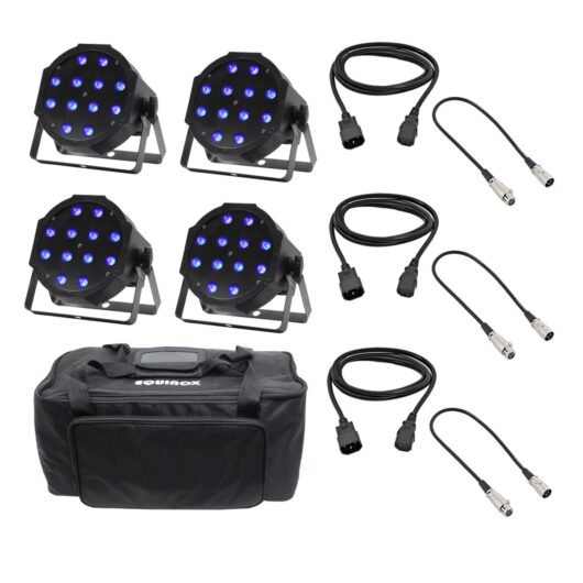 Equinox MaxiPar Tri MKII LED Par Can & Carry Bag Bundle