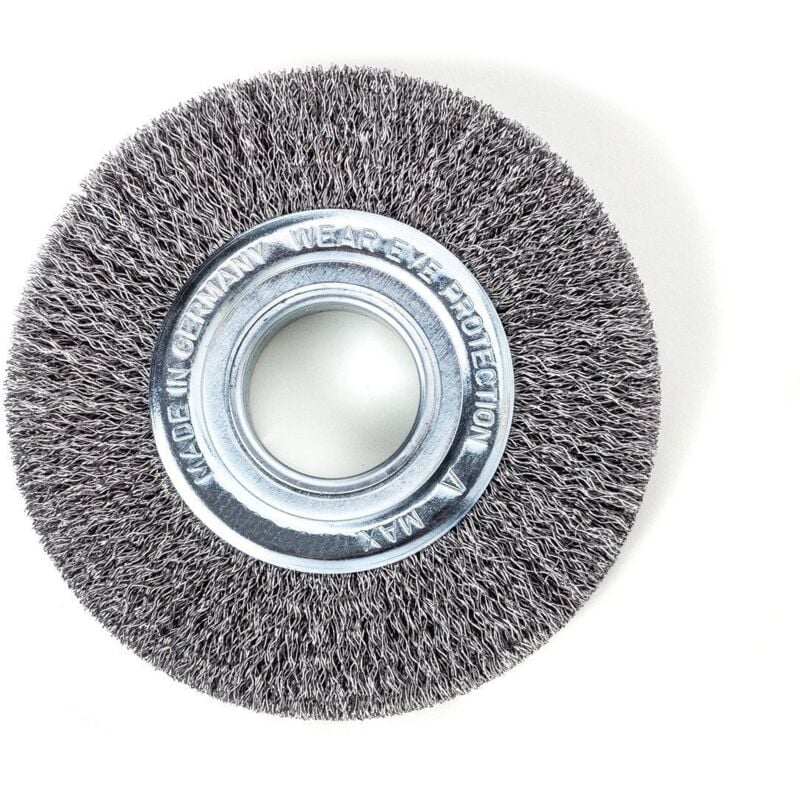Lessmann - Wheel Brush D178mm x W23-25 x 50 Bore Set 3 Steel Wire 0.30 LES355162