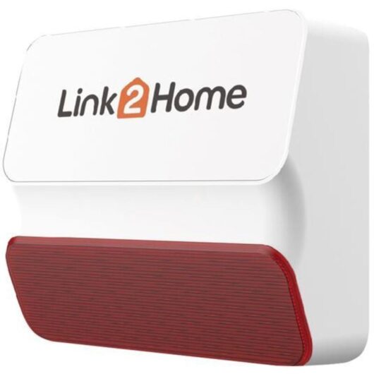Link2home - L2H-SECURESIREN Smart Alarm External Siren lthsecsiren