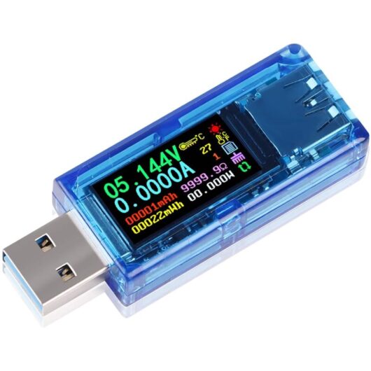 Memkey - usb 3.0 Tester Multimeter 3.7-30V 0-4A usb Digital Current Voltage Tester Voltmeter Ammeter Capacity Power Supply Charger Detector Upgraded