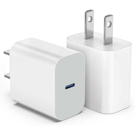 Pack 20W USB C Charging Pad for iPhone 17 16 - Fast Charging Wall Charger with Type-C Power Adapter for iPhone 17/16/16 Pro Max/16