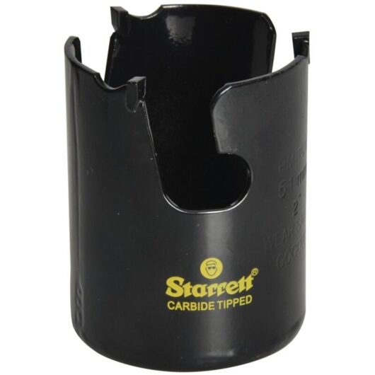 Starrett MPH0296 65mm Tungsten Carbide Tipped Fast Cut Multi-Purpose Holesaw (Model STRHS65FCW)