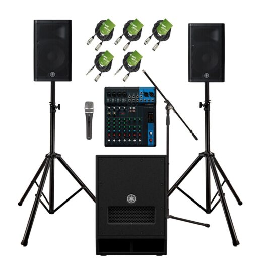 Yamaha DXR8mkII Complete PA System Bundle