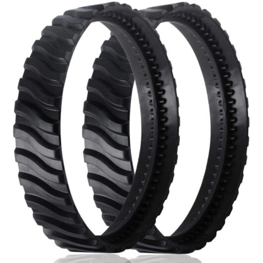 2 adaptable tracks for Zodiac MX6 MX8 MX9, tires for Baracuda R0526100 robotic pool cleaner