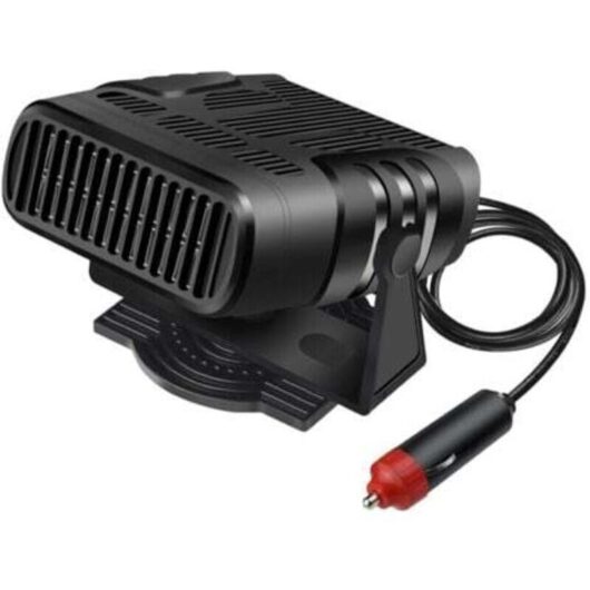 Car hot air blower, car air purifier, windshield heater, 120W, 12V, universal, dual-purpose, black