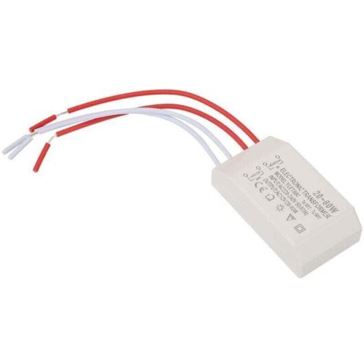 Electronic transformer (220 V to 12 V AC), voltage converter, 20-60 W, intelligent power supply, G4 lamp driver, electronic transformer