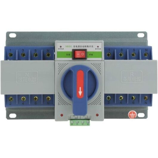 Intelligent dual-power automatic transfer switch (220V 63A 4P)--