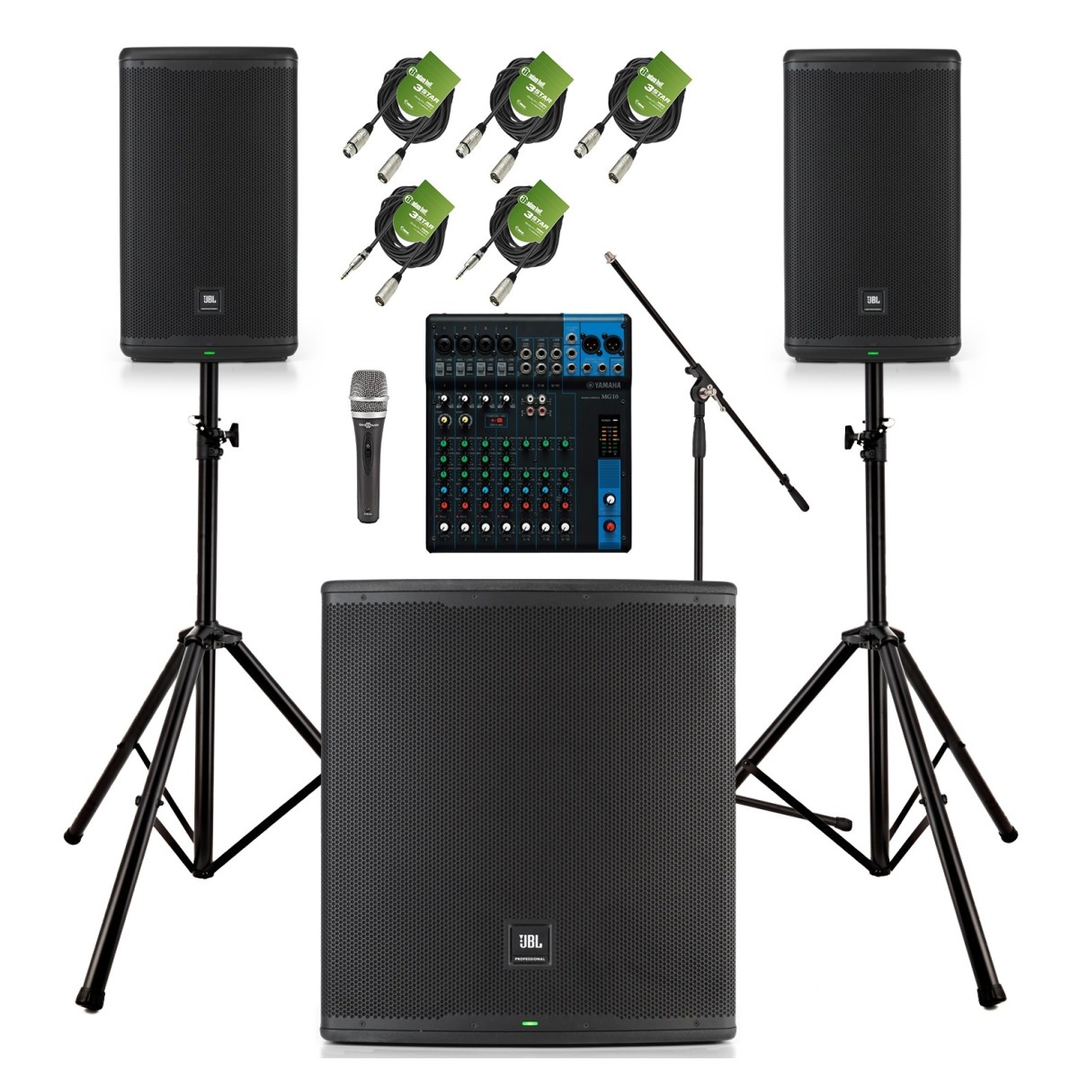 JBL EON712 Complete PA System Bundle