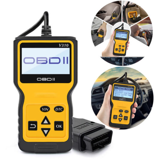 MP69033 OBD2 Universal Scanner Engine Error Code Reader, CAN Diagnostic Tool for All OBD II Protocols Cars Since 1996, Yellow