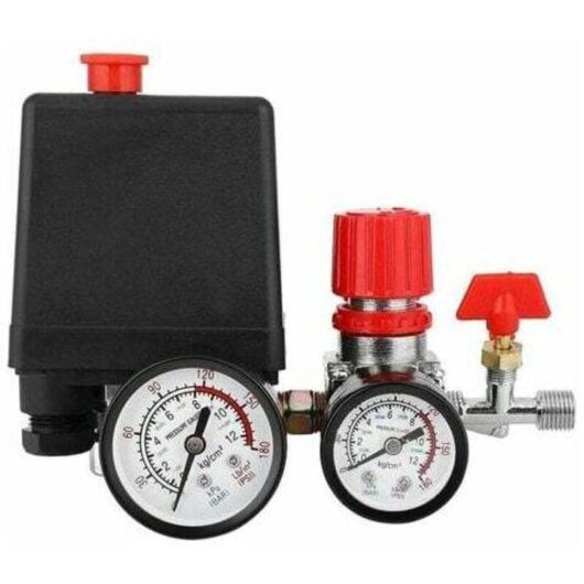 Pressure switches for air compressors, pressure switches for air compressors with pressure regulator, Tanètue