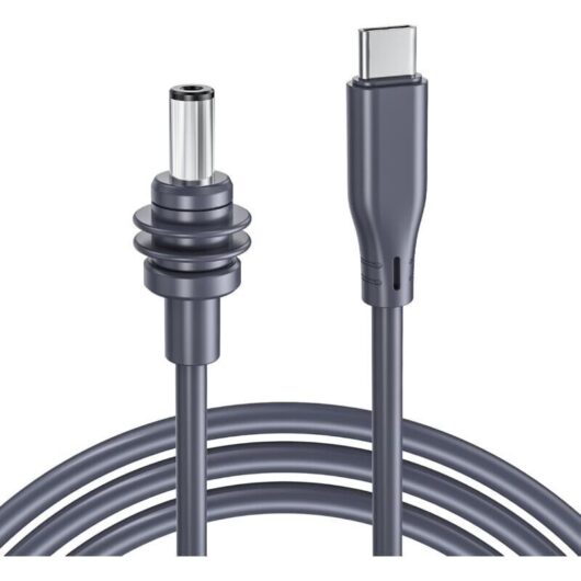 Starlink Mini USB-C to DC Power Cable, 100W, USB Type-C Input to Waterproof Charging Cable with 18 AWG Hollow Plug, 60W + 28V PPS and 20V PD Power