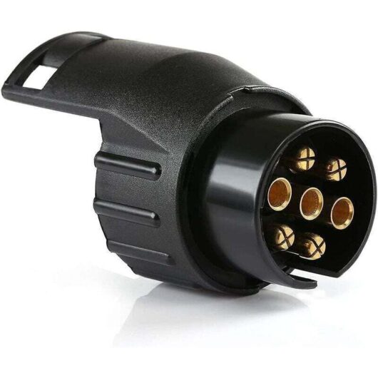 Trailer Adapter Plug, Universal Accessories, Waterproof 7-Pin to 13-Pin Towing Adapter Compatible with Car and Truck,