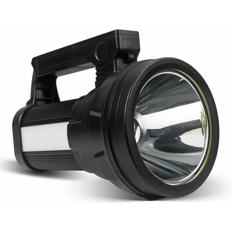 Ultra Powerful LED Flashlight, 20000mAh/ 15000 Lumens/ 6 Modes/ IPX4 Waterproof, Rechargeable LED Flashlight for Hiking and Camping - Belt and
