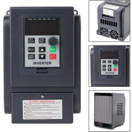 VFD inverter, 1.5 kW single-phase 220VAC input, three-phase 380VAC output, frequency converter, motor converter