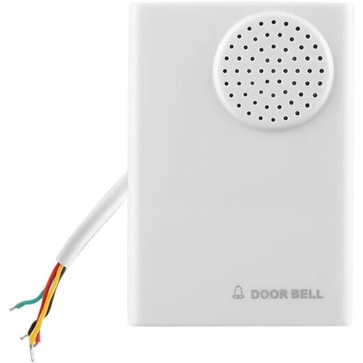 Wired doorbell, 12V power supply, clear tone, convenient access control, ABS material, access control system for office, home, villa