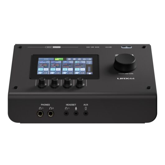 Yamaha URX44V USB Streaming Mixer with HDMI Black