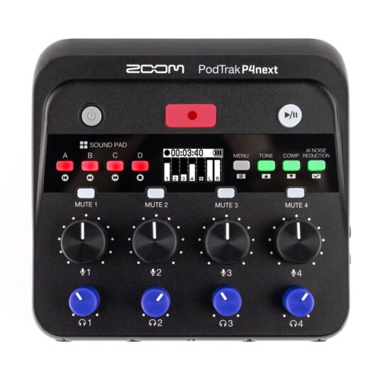 Zoom Podtrak P4Next Podcasting Interface