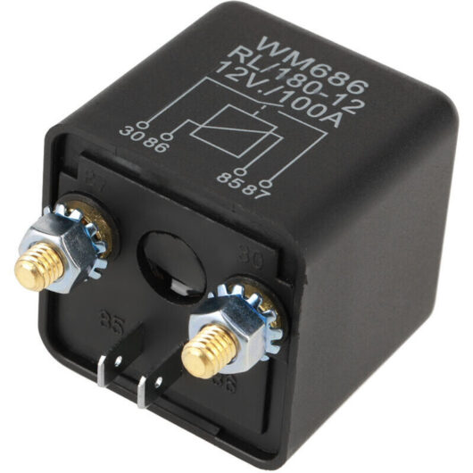 12V 100A Car Starter Relay, Battery On/Off Control with Stable Working Performance