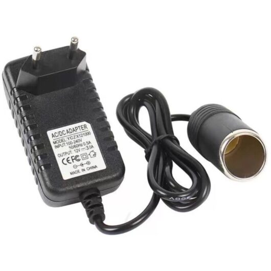 12V 2A Cigarette Lighter Plug Adapter, AC/DC Adapter Converter for Navigation System, Power Converter, Power Converter
