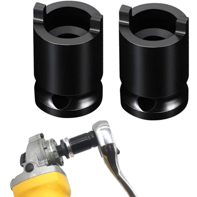 2-piece angle grinder socket wrench, 1/2" (12.5 mm) universal power wrench socket