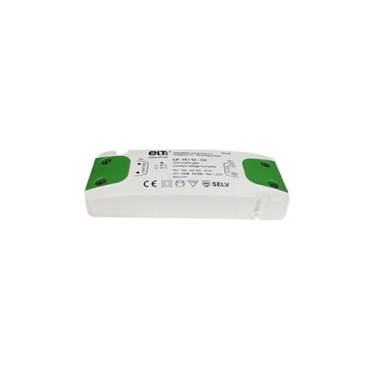 9907103 led Driver 15W 12V dc 1.25A lv 15/12-C2 - ELT
