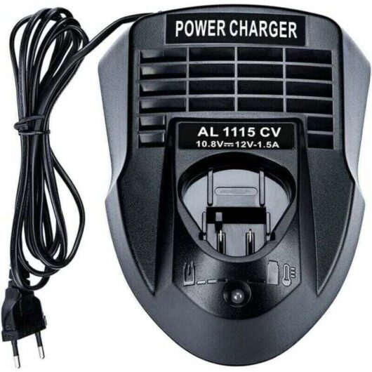 AL1115CV Charger/Power Supply for 10.8V/12V 1.5A Lithium-Ion Battery for Bosch BC430/BC330 Drill/Driver, 2 607 336 996 BAT411 BAT412A