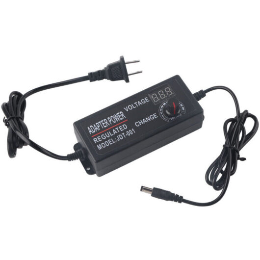 Adjustable AC/DC 4-24V 1.5A Power Adapter Anti-interference Power Adapter