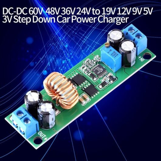 DC-DC Buck Step Down Converter Adjustable Power Supply Module 6.5V-60V to 1.25-30V 10A