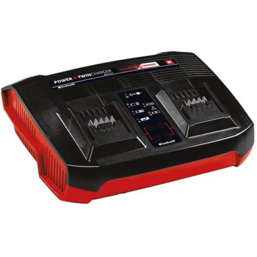 Einhell - Power x Change pxc Twin 18v 36v Dual Port Twin Charger Fast Charging