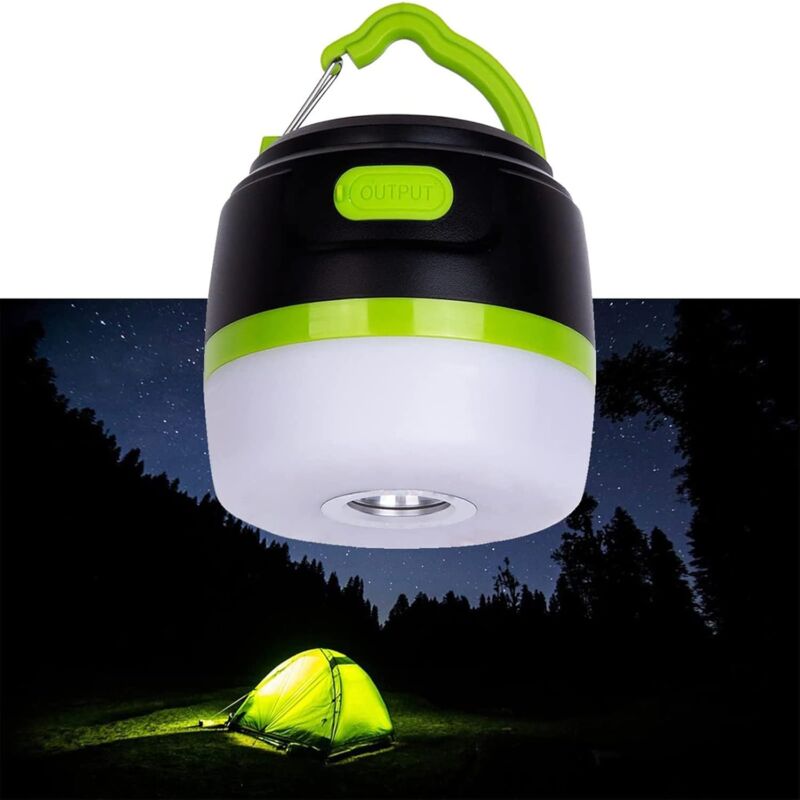 Gotrays - usb Rechargeable led Camping Light, Mini Portable Camping Light, Mobile Emergency Power Supply, Magnetic Camping Lantern for Outdoor Hiking