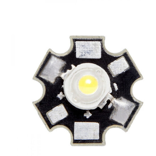 High Power LED 3W 220Lm 6000°K 45X45 Heat Sink 50,000H [CH-LED-3W-45MIL-D-CW]