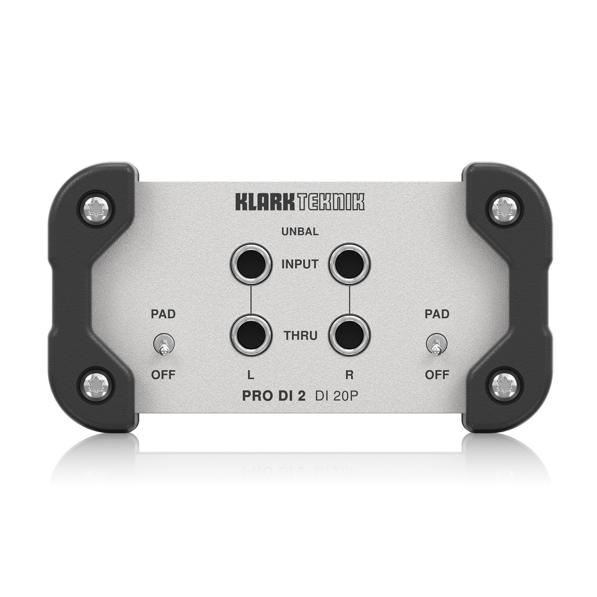 Klark Teknik DI 20P PRO DI 2 Professional Passive Stereo DI Box