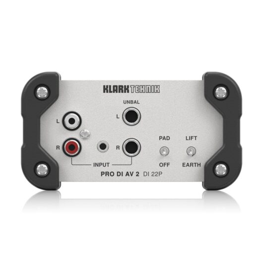 Klark Teknik DI 22P PRO DI AV 2 Professional Passive Stereo DI Box