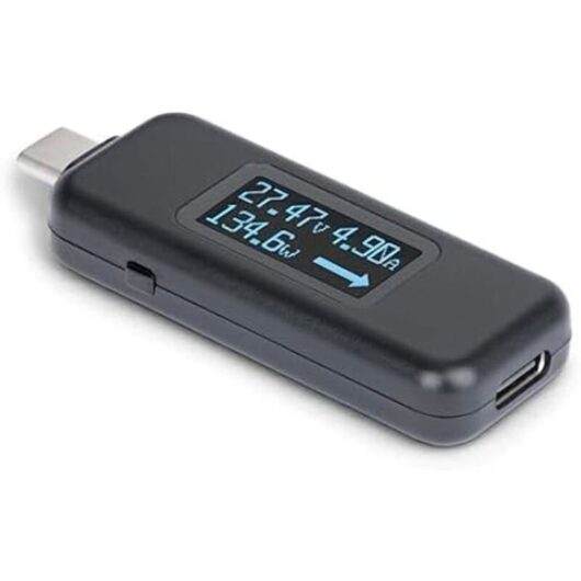 StarTech.com USB-C Power Tester, Digital Multimeter, Bidirectional Voltmeter and Ammeter, Up to 240W PD EPR