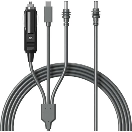 Starlink Mini 3-in-1 Cable, 5M High Speed USB-C Car Charger, DC-DC Replacement Cable for Starlink Mini Power Bank, Waterproof Power Extension Cable.