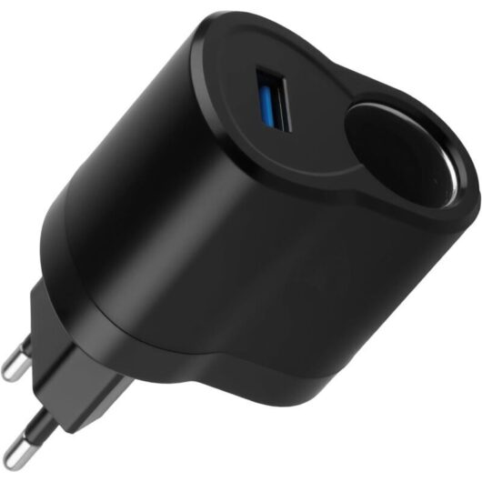 220V to 12V Cigarette Lighter Adapter, AC to DC Converter with EU Plug, 220V to 12V Cigarette Lighter Transformer, Universal Car Charger, GPS,