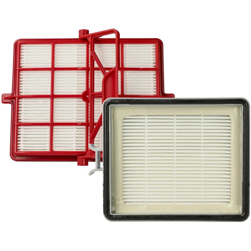 2x Vacuum Cleaner Filter Set replacement for Lux 111000160, 11548202 Filter for Vacuum Cleaner, Combi + hepa Filter - Vhbw