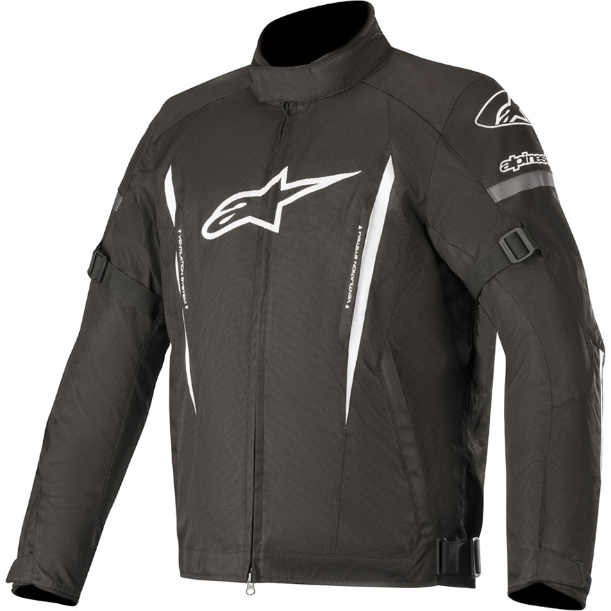Alpinestars Gunner V2 Waterproof Motorcycle Jacket - Black White / UK/US 36-38" | EU 46 / 48 | S