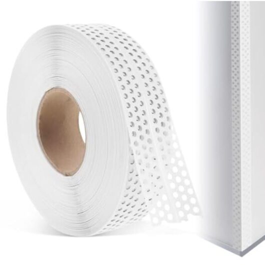 [NEVER USED] Generic Joint Protection Tape for Plasterboard, 40Mx5CM Self Adhesive Joint Tape, Drywall Corner Track, PVC Edge Protection Sealing Tape