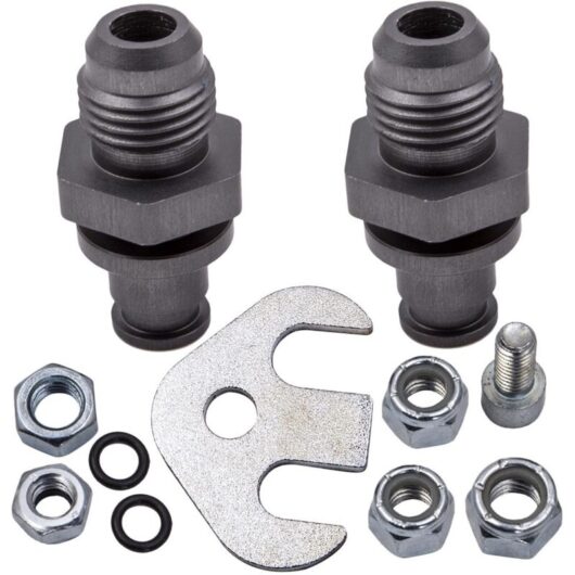 Steering Rack AN Line Adapter Kit for Ford Focus 2000-2011 Conversion Fitting