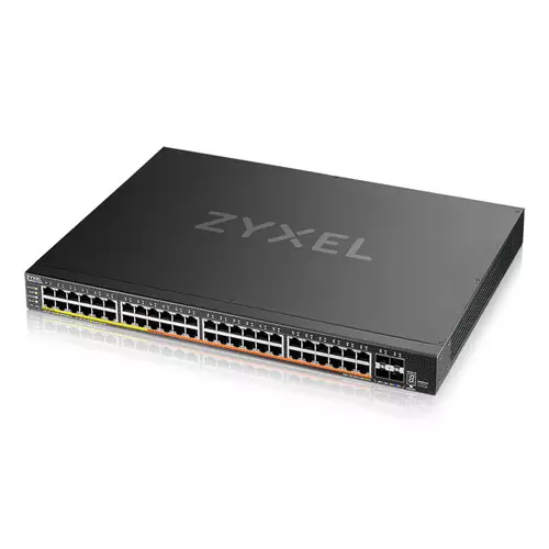 Zyxel XMG2230-52HP Managed L2/L3 2.5G Ethernet (100/1000/2500) Power over Ethernet (PoE) 1U Black