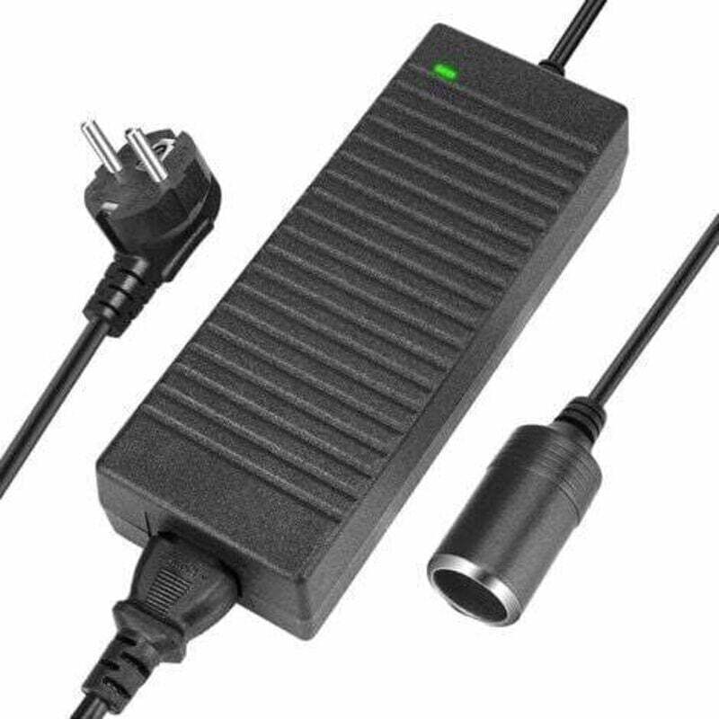 220V to 12V Converter, 120W, 10A AC to DC Cigarette Lighter Plug Adapter