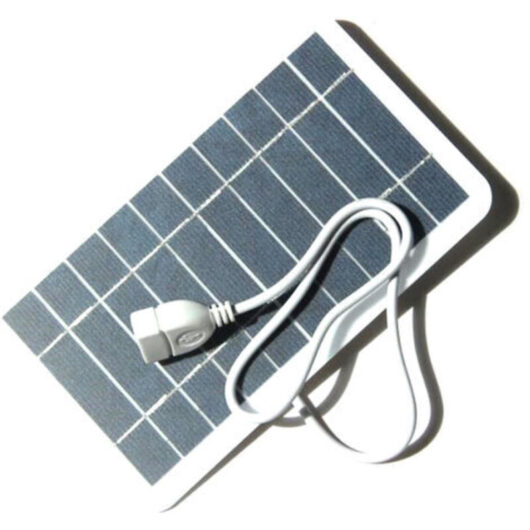 Small solar panel, small solar panel with USB, DIY waterproof monocrystalline silicon solar cell, camping portable power supply solar panel for power