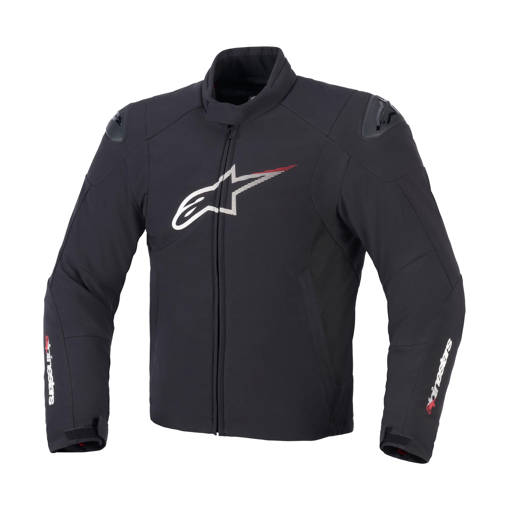 Alpinestars SMX Waterproof Jacket Black White Bright Red - XL