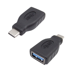 Connekt Gear USB 3 Adapter Type C Male to A Female + OTG Black 26-0430