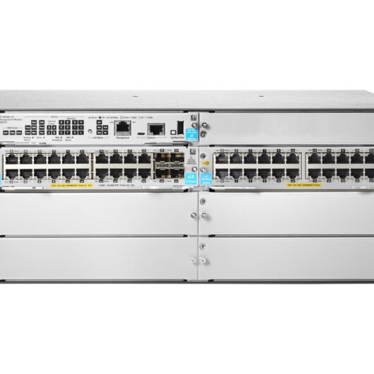 HPE Aruba 5406R 44GT PoE+ / 4SFP+ (No PSU) v3 zl2 - switch - 44 ports - Managed - rack-mountable