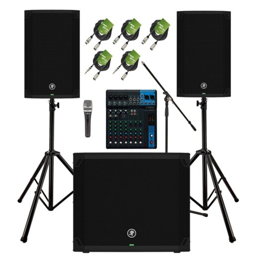 Mackie Thump 15 V4 Complete PA System Bundle