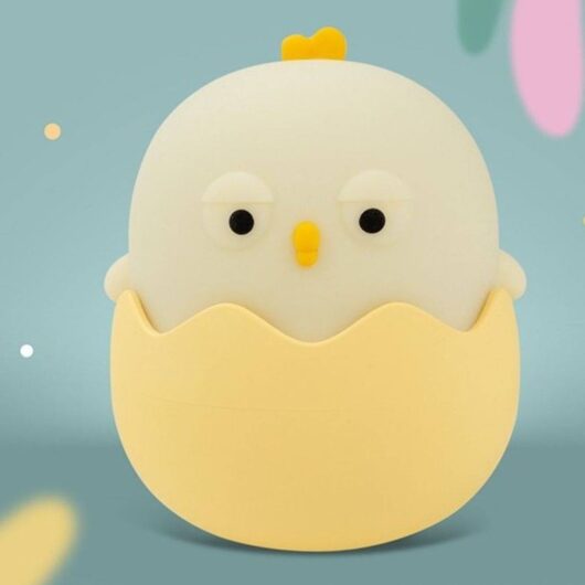 Rechargeable chick night light yellow