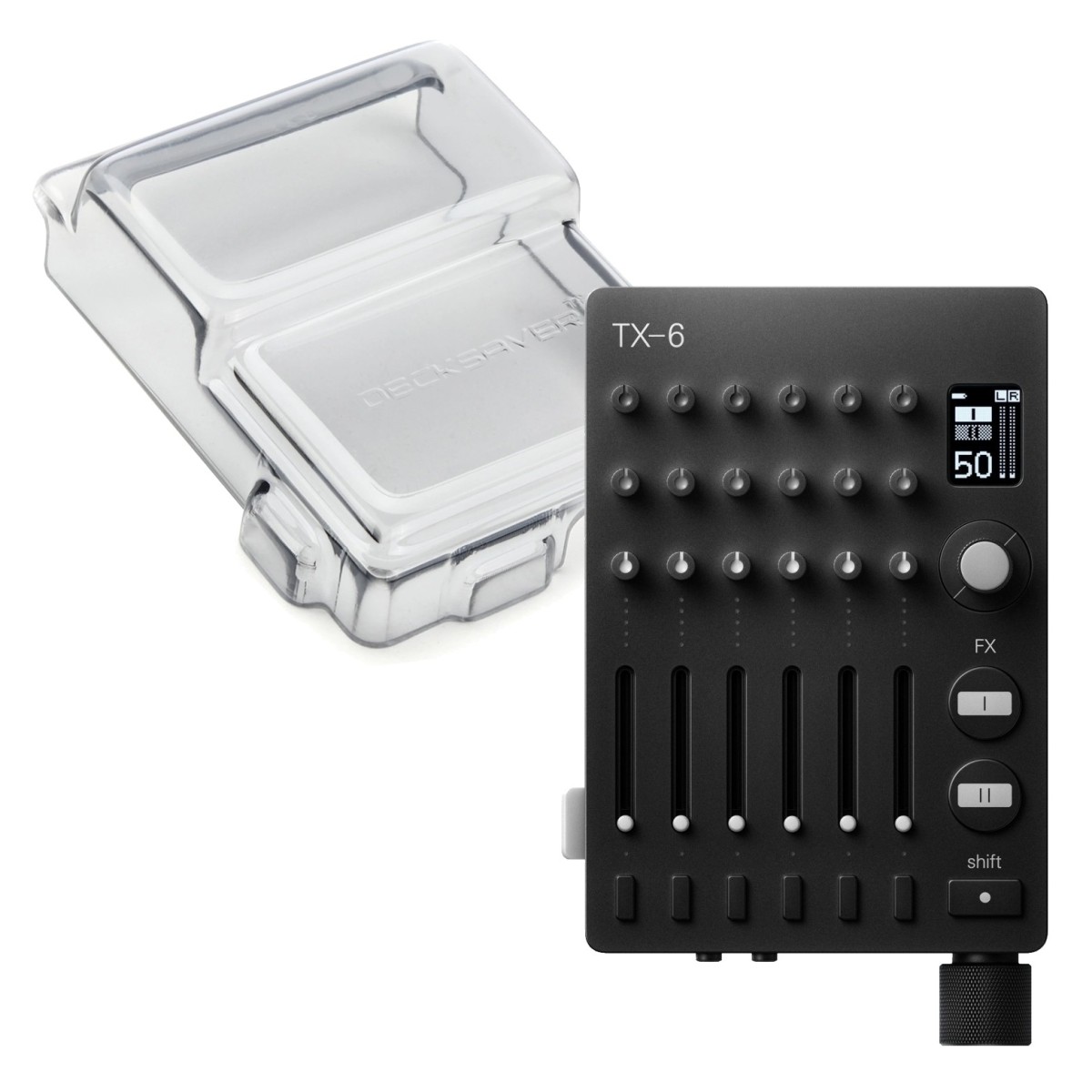 Teenage Engineering TX-6 Ultra-Portable Mixer with Decksaver Black